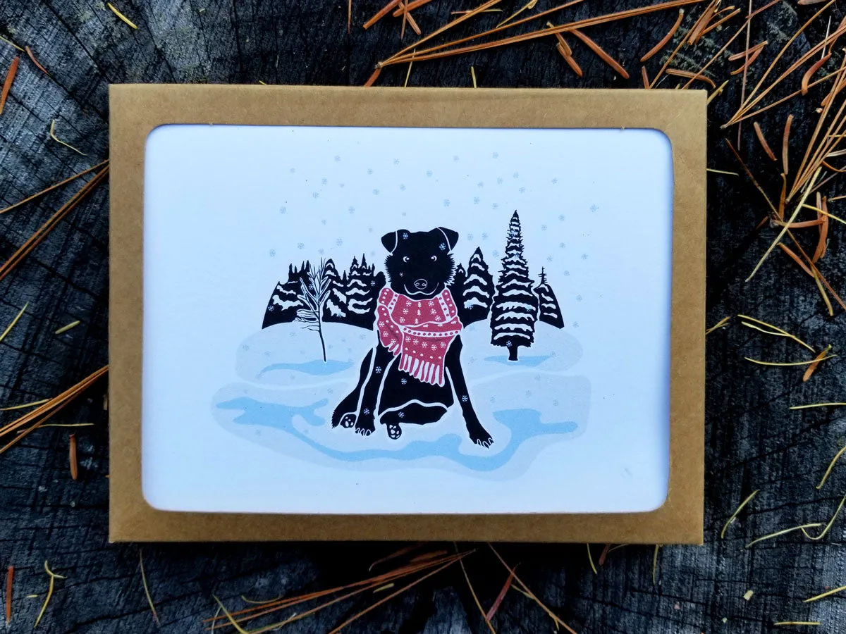 Holiday Adventure Dog | Greeting Card Set