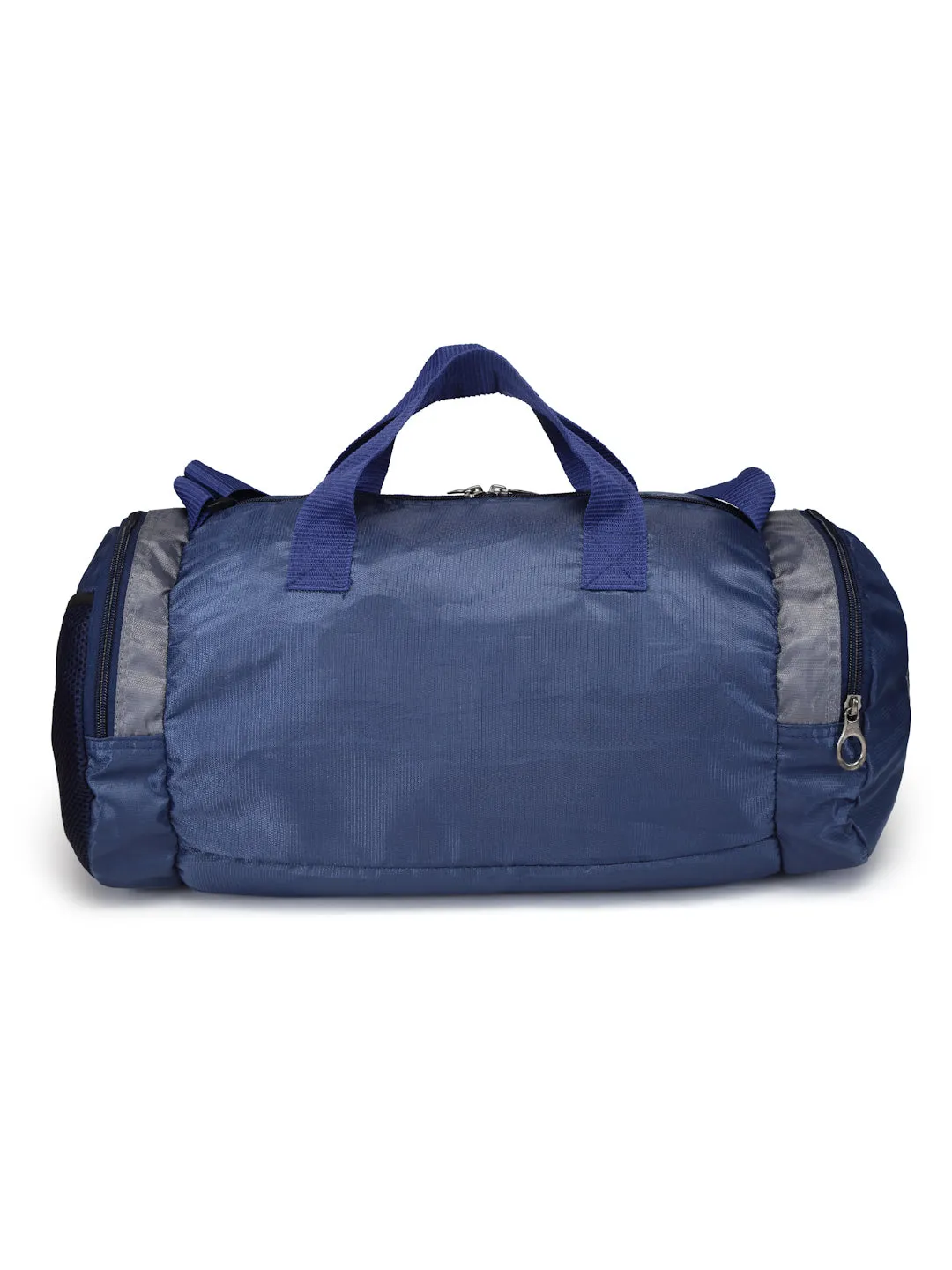 JUMP USA Unisex Navy Blue & Grey Solid Training Duffel Bag