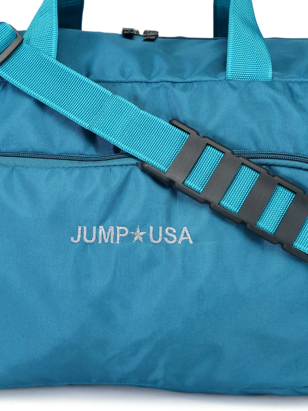 JUMP USA Unisex Sea Green Blue Solid Hand Duffle Bag