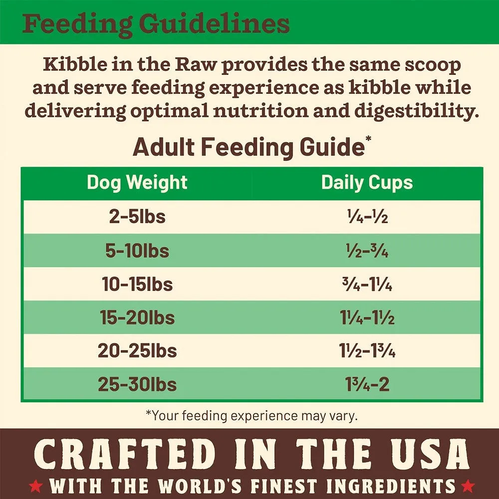 Kibble In The Raw - Freeze Dried Chicken Dog Food