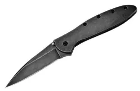 Leek- Blackwash Spring Assisted Knife