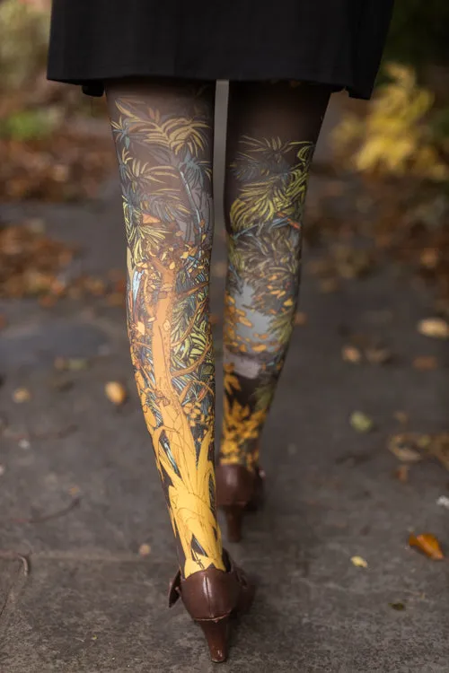 L'Ile Au Tresor Printed Tights