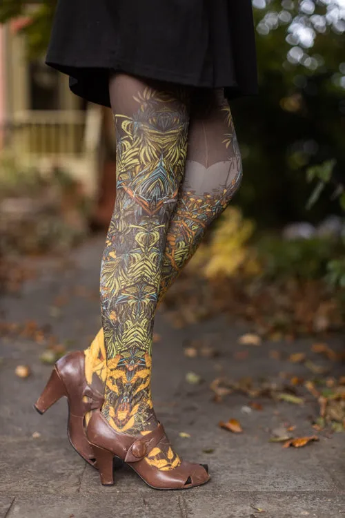 L'Ile Au Tresor Printed Tights