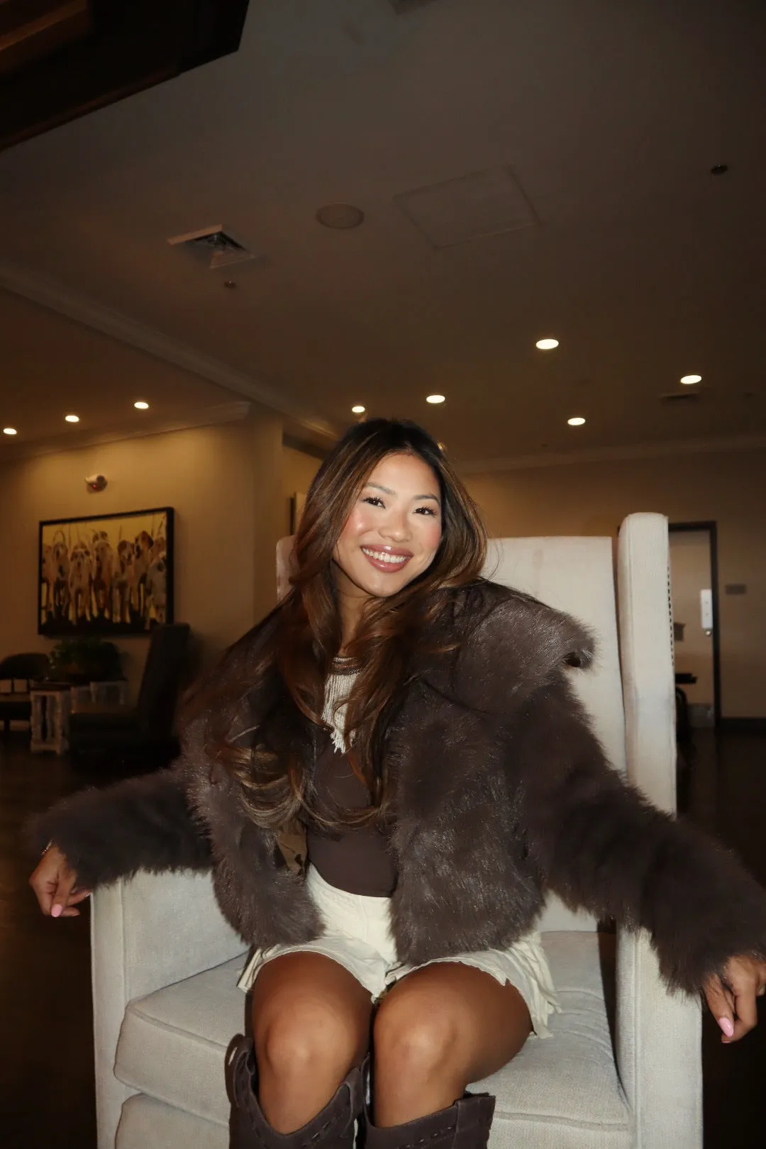 London Faux Fur Jacket