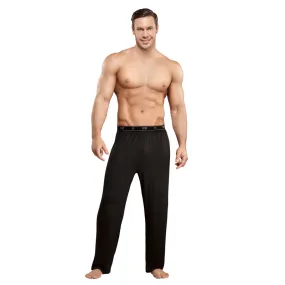 Male Power Bamboo Lounge Pant Black Large