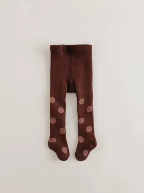 MARC & JANIE Baby Girls Polka Dot Stretch Tights 221817