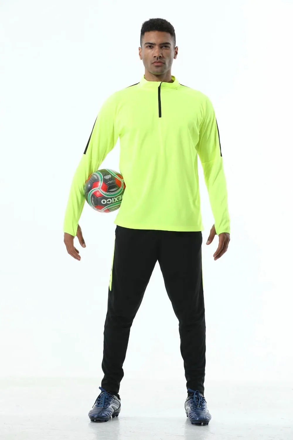 Men Sportswear Football Training Suits Soccer Sets Tracksuits Long Sleeve Jerseys Football Team Uniform Sports Running Kit