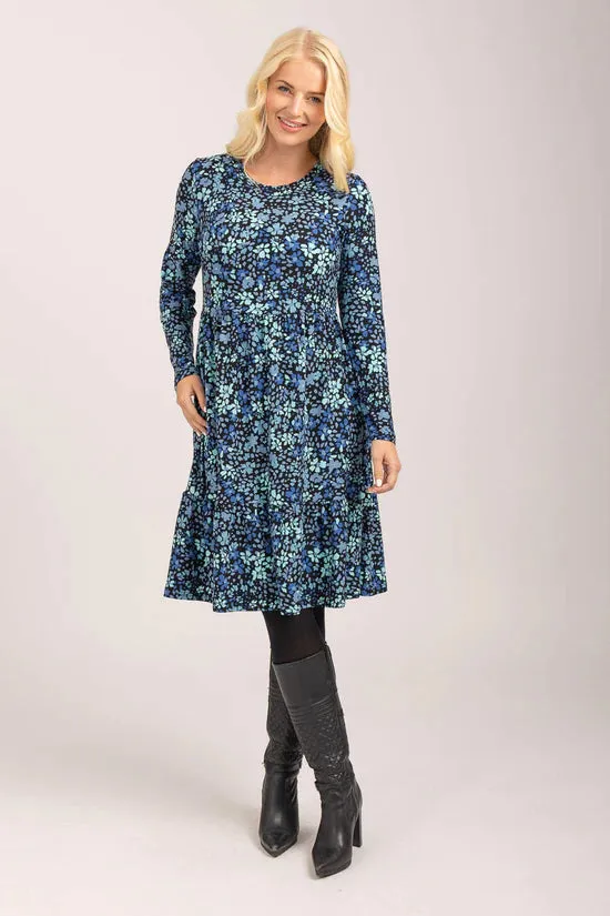 Mudflower Floral Print Dress