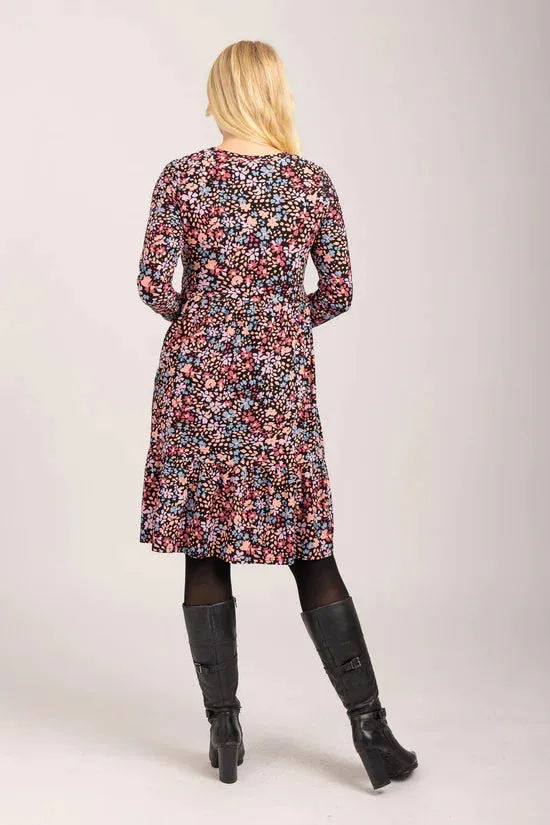 Mudflower Floral Print Dress