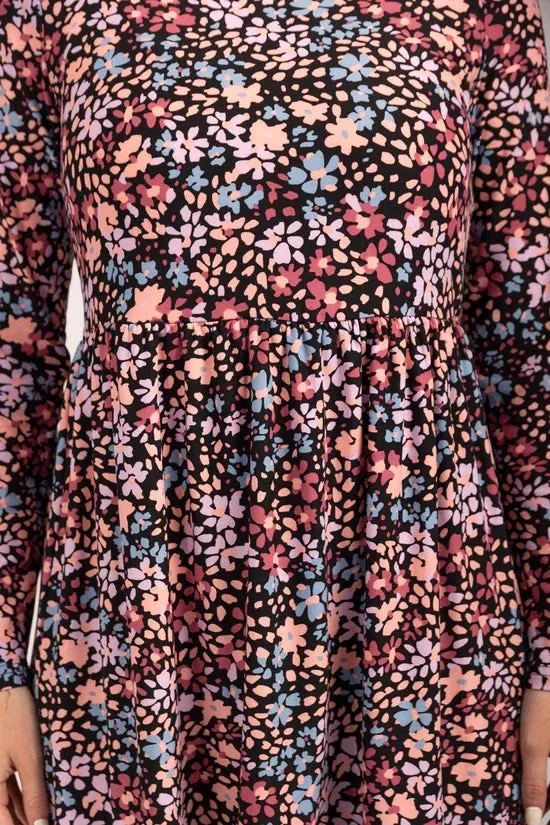 Mudflower Floral Print Dress