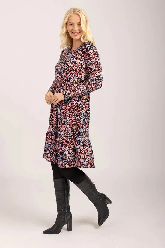 Mudflower Floral Print Dress