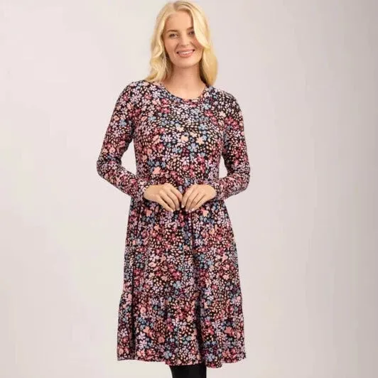 Mudflower Floral Print Dress