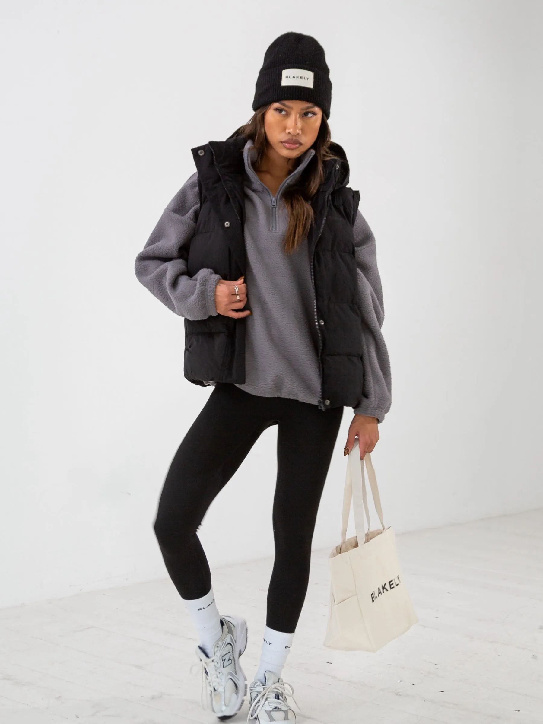 Multiway Puffer Coat 2 - Black