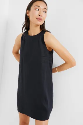 Navy Linen Pauline Dress