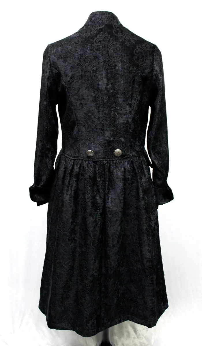 ORDER OF THE DRAGON COAT - BLACK VELVET BROCADE