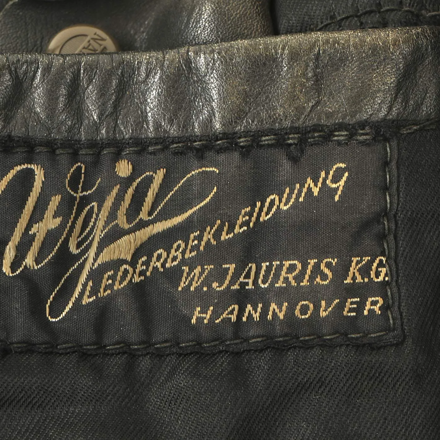 Original German WWII Luftwaffe Generalleutnant Hans Hückel Attributed Leather Greatcoat