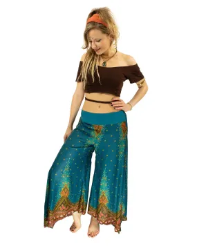 Palazzo Harem Pants Turquoise