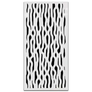 Powder Coat Metal Screen Vine White