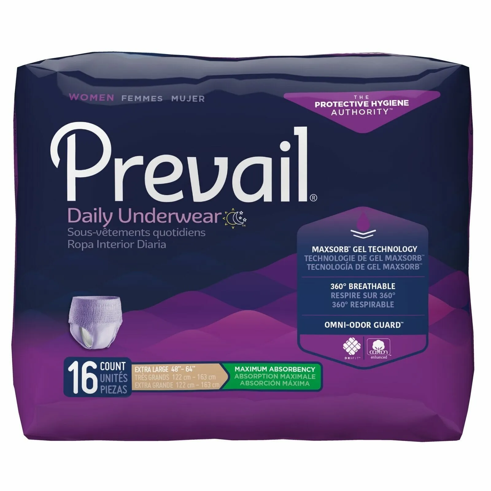 Prevail Protective Underwear For Women - Maximum Absorbency