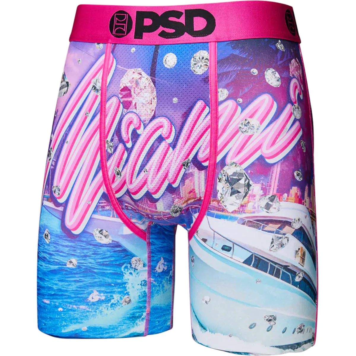 PSD Men's Miami Diamonds Boxer Briefs