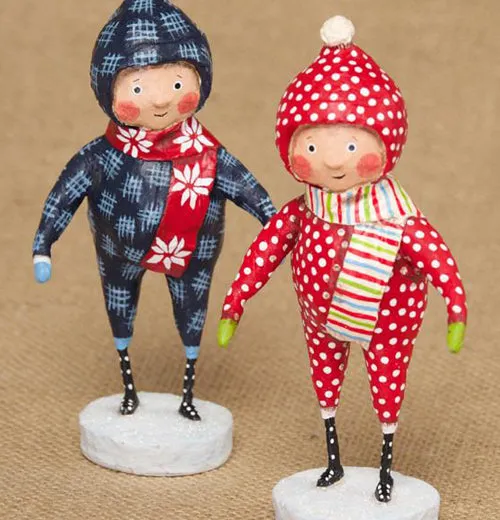 "Snow Day Duo" Figurine