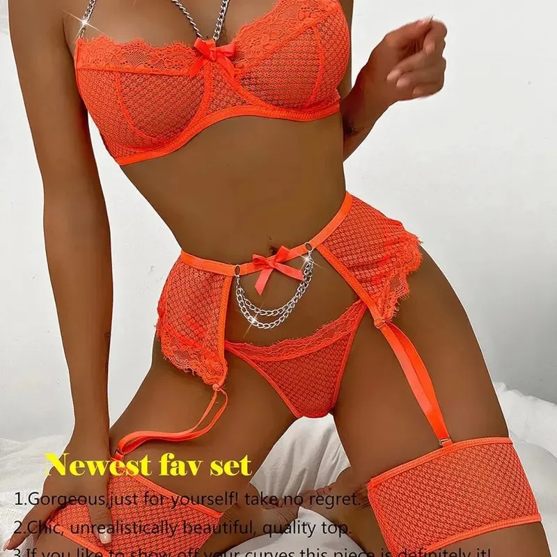 "Sultry Clarissa Lingerie Set for Women"