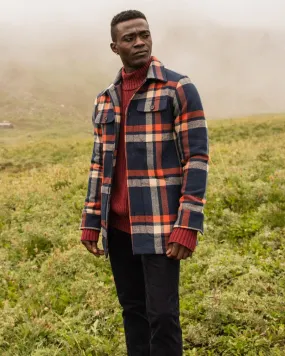 Recycled Plaid Coat