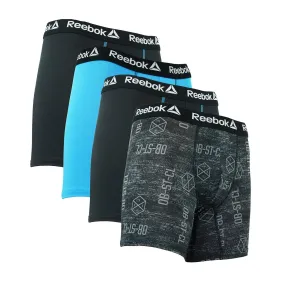 Reebok Men's Performance Boxer Briefs 4-Pack