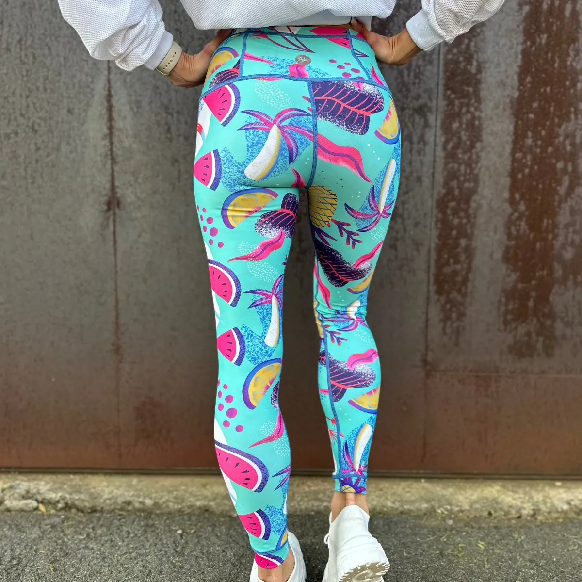 Reversible Leggings | Island Dream / Pineapple Paradise