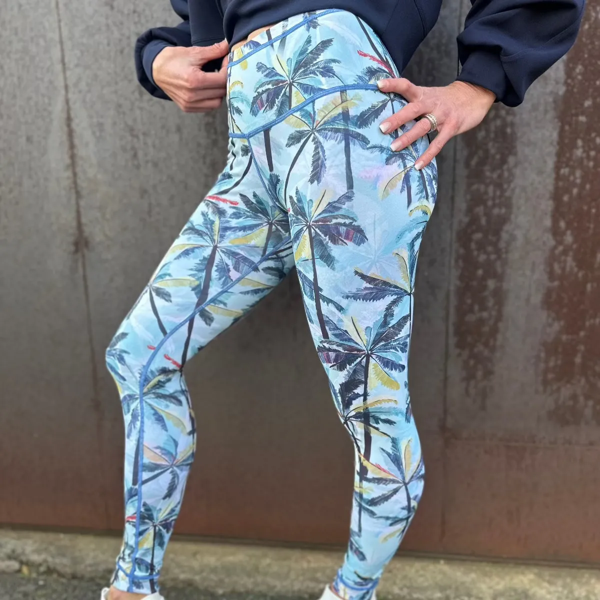 Reversible Leggings | Island Dream / Pineapple Paradise