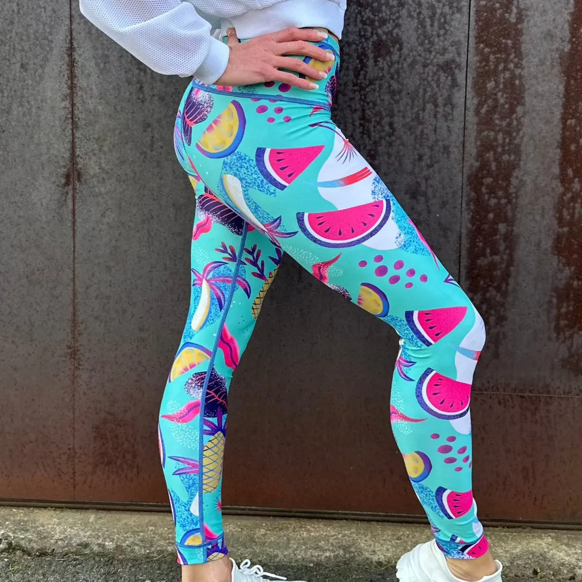 Reversible Leggings | Island Dream / Pineapple Paradise