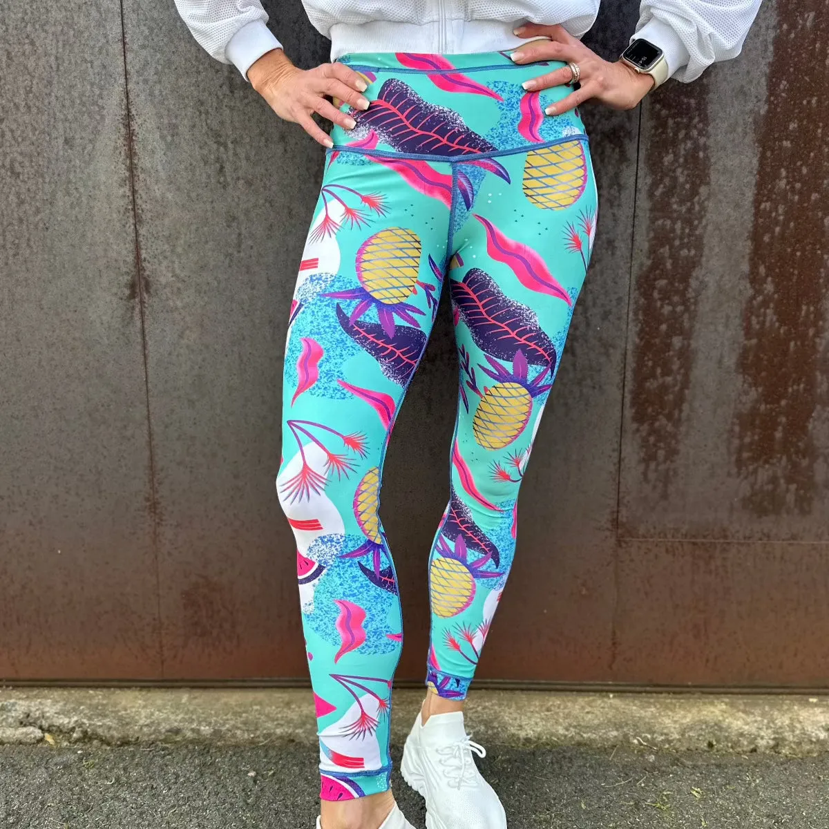 Reversible Leggings | Island Dream / Pineapple Paradise