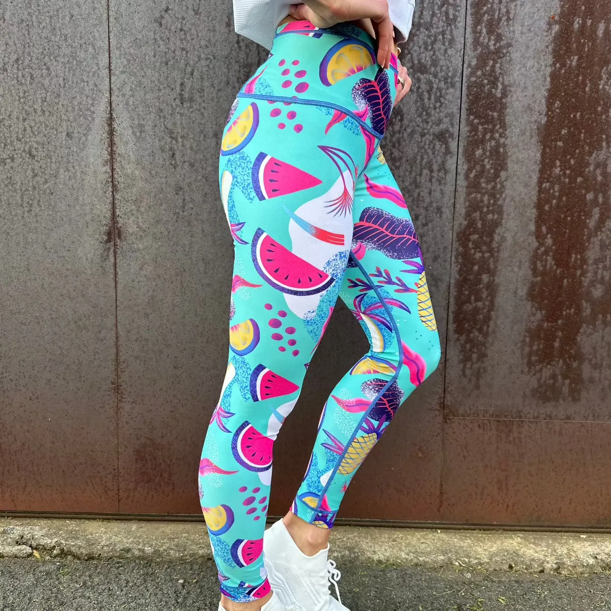 Reversible Leggings | Island Dream / Pineapple Paradise