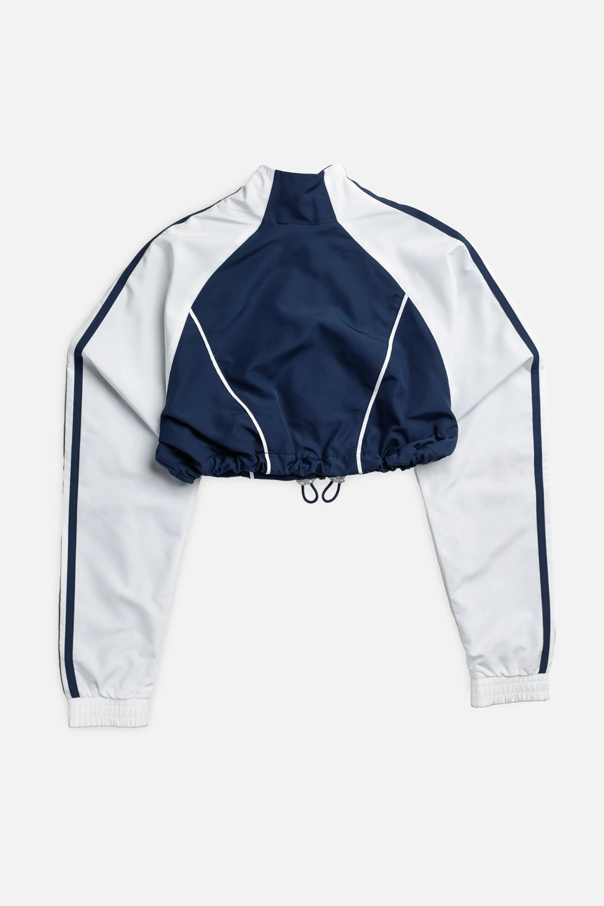 Rework Adidas Micro Crop Windbreaker - S