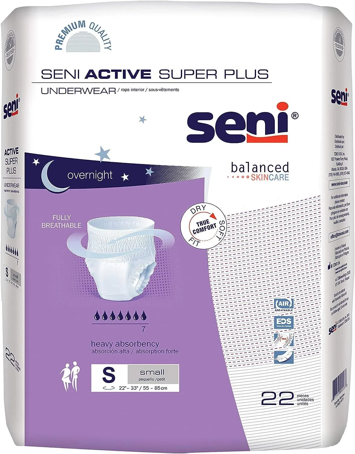 Seni Active Super Plus Protective Underwear - Heavy Absorbency