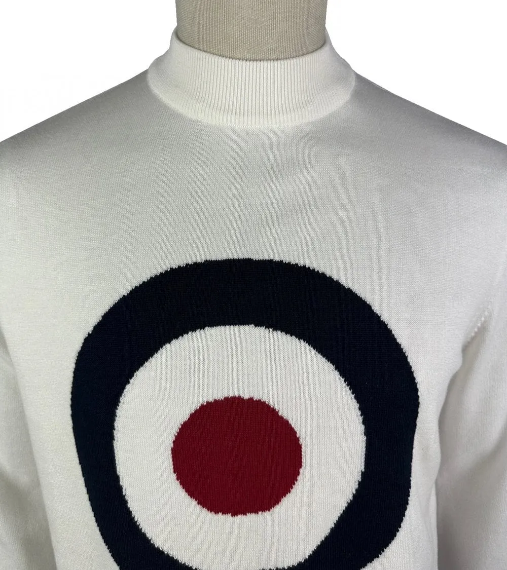 Ska & Soul "Moon" Turtleneck Jumper Ecru