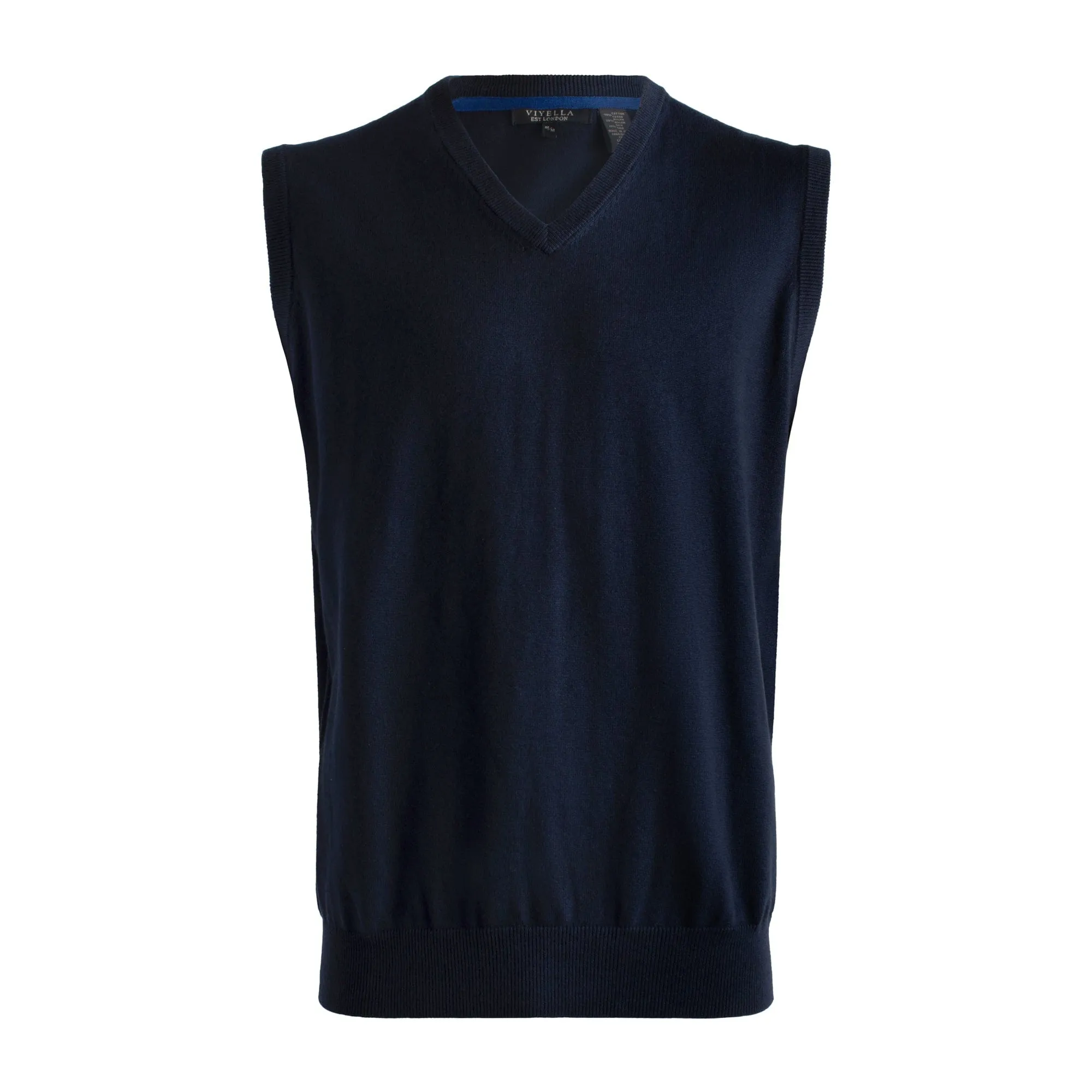 Stay Fashionable with our Cotton Blend V-Neck Pull Over Sweater Vest - Available in 8 Stunning Colors