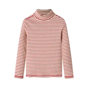 STRIPED TURTLENECK-RED STRIPED