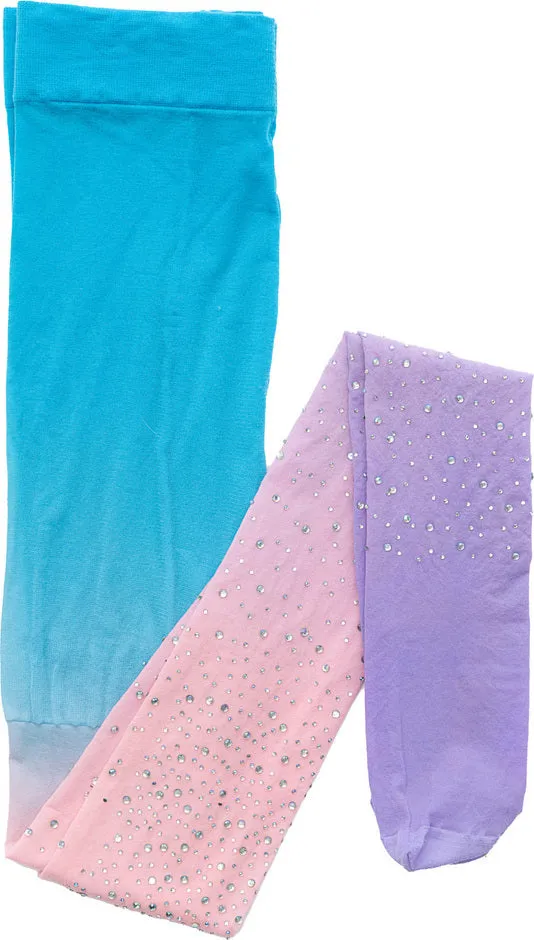 Tights Ombre Lilac/pink/blue