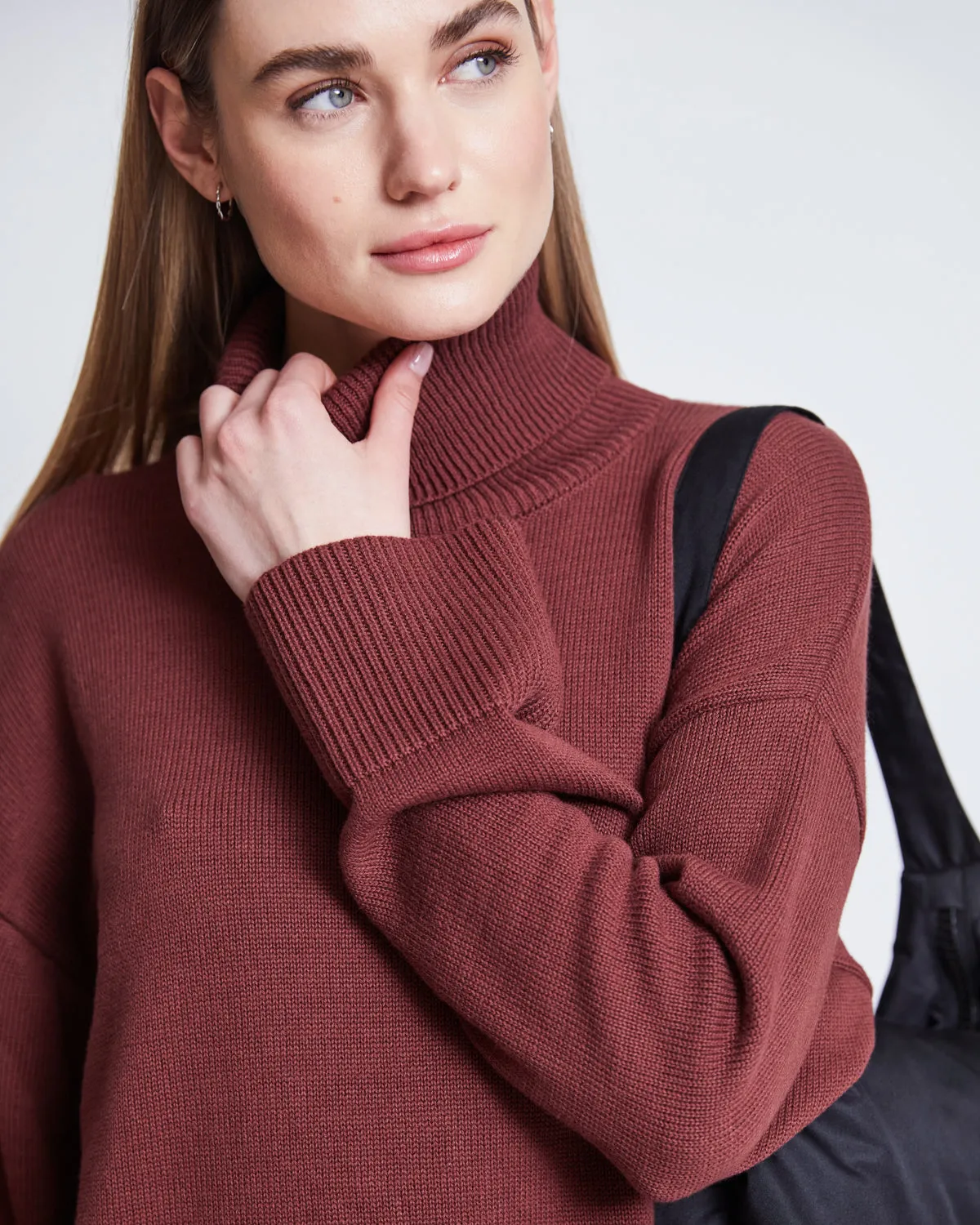 TURTLENECK MUA INTENSE RUST GOTS