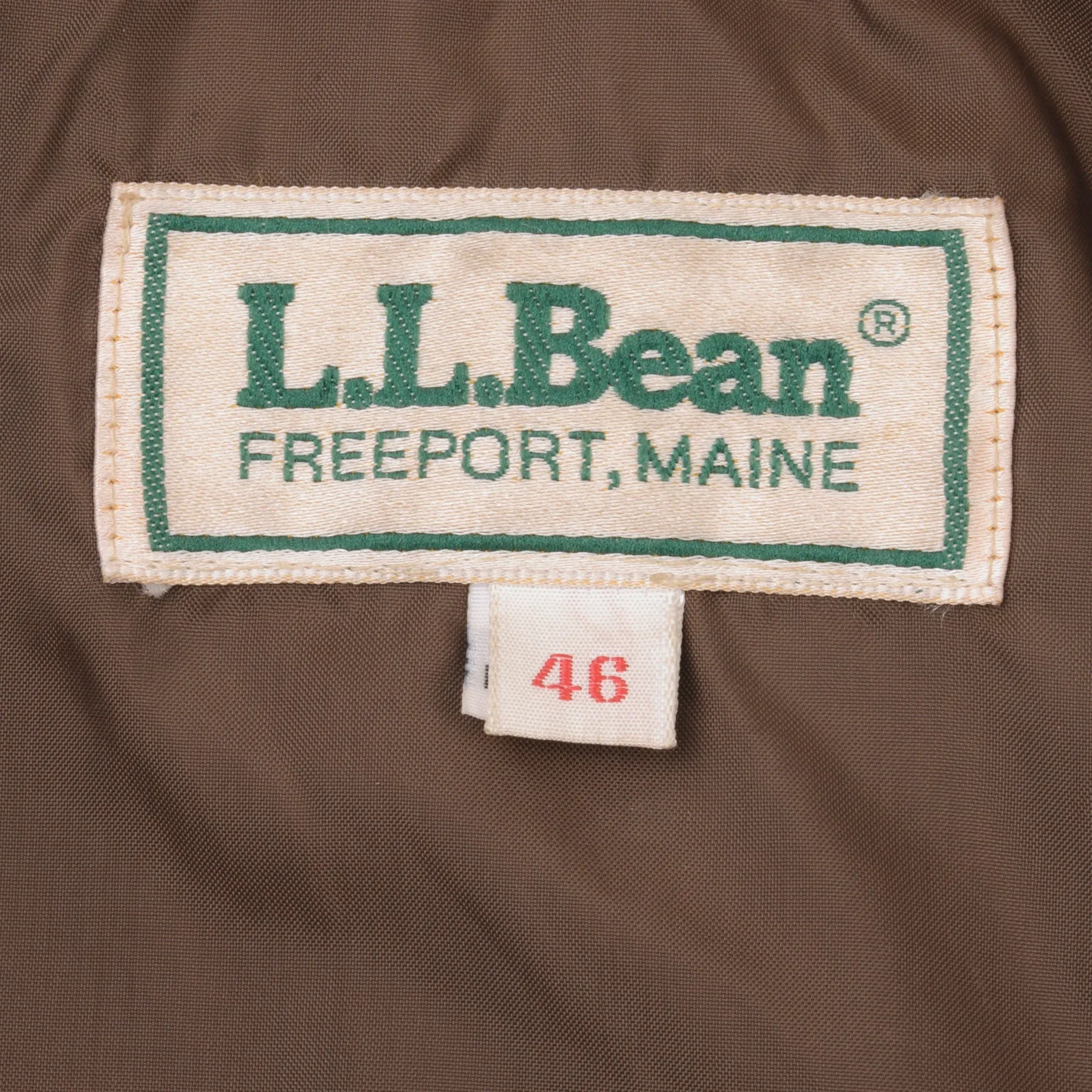 VINTAGE A2 A-2 LEATHER LL BEAN USAF JACKET FLYERS 1980S SIZE 46