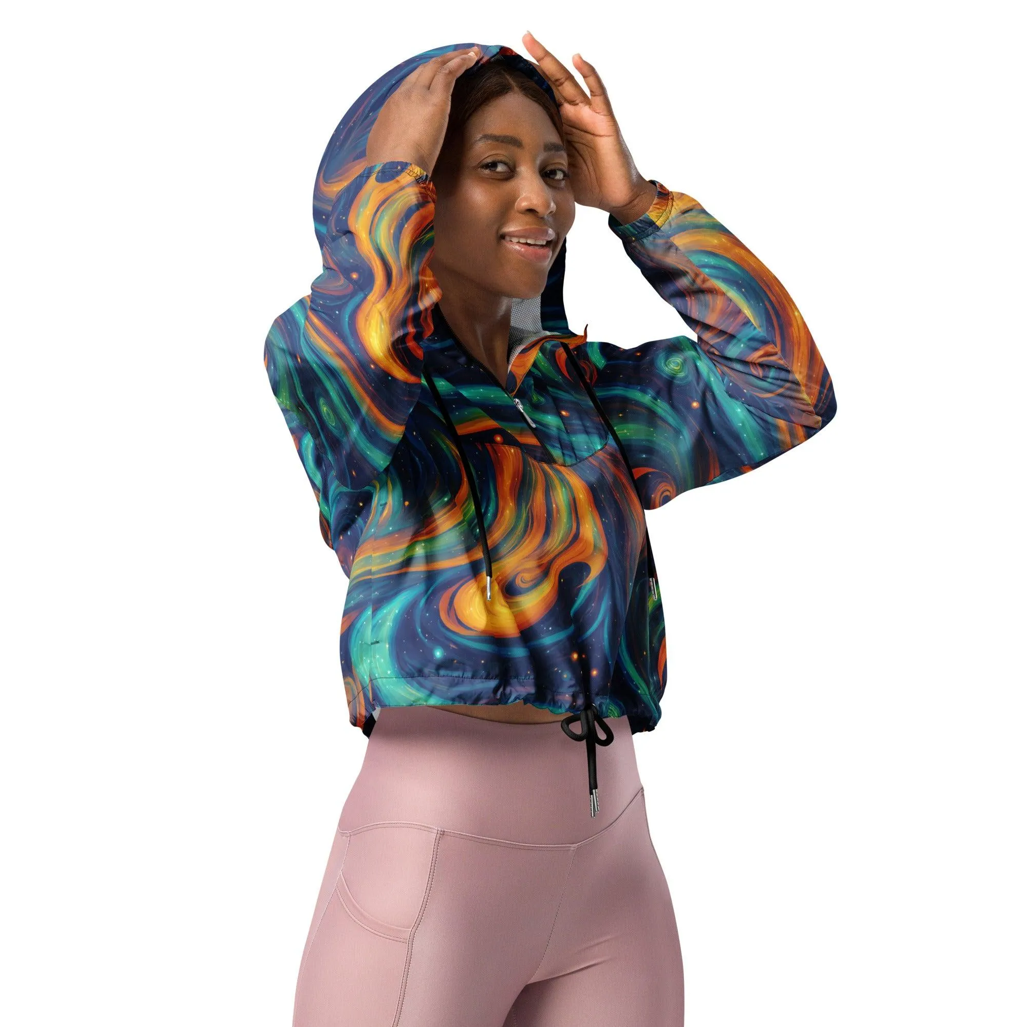 Women’s Cropped Windbreaker Stardust