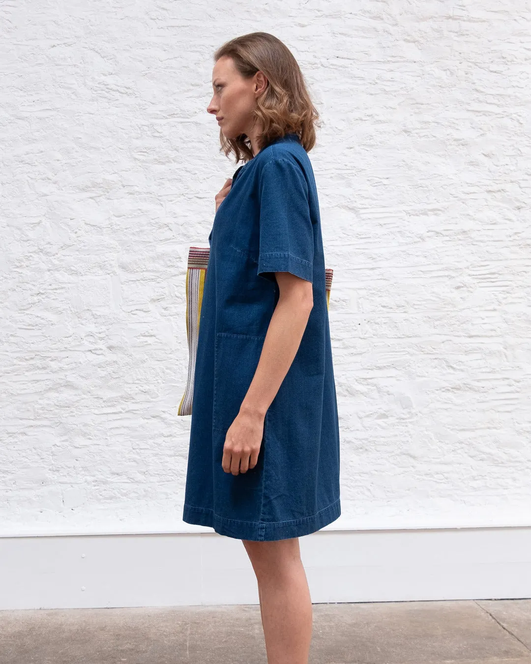 Wren V Neck Denim Dress