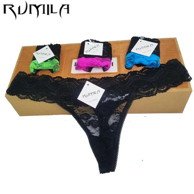 XXXXL big size 6color women cotton lace sexy underwear ladies panties lingerie bikini lingerie pants thong intimate wear ah20