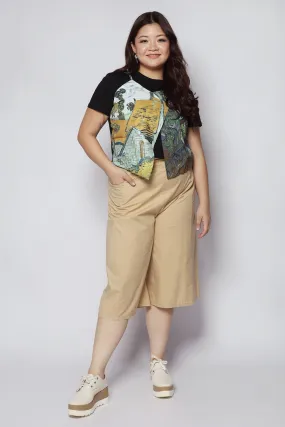 Zant Culottes Pants in Khaki